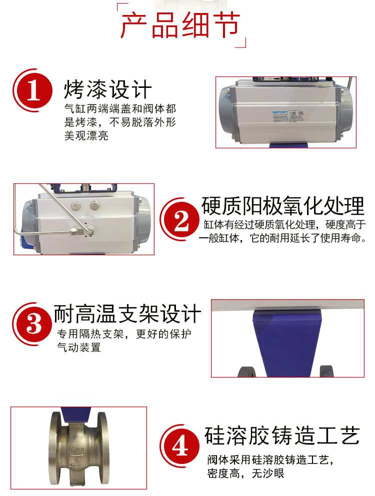 【SEFORT】氣動V型球閥