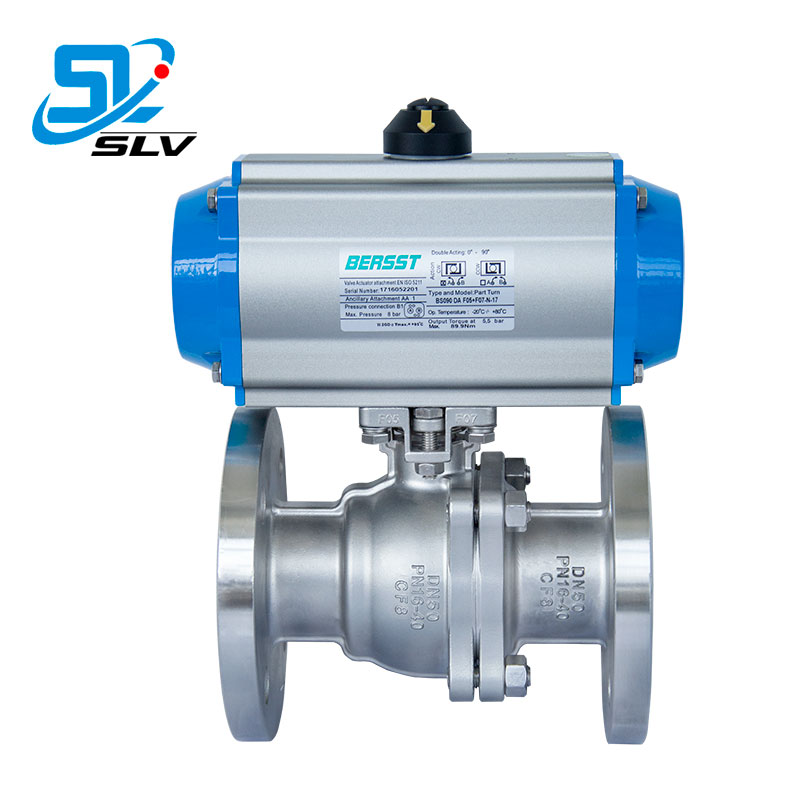 【BERSST】氣動法蘭球閥/不銹鋼